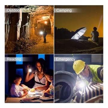 Карманный фонарик Мощный светодиодный фонарик AAA на батарейке для