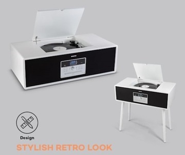 RETRO CD BT USB DAB+FM AUX LCD проигрыватель проигрывателей