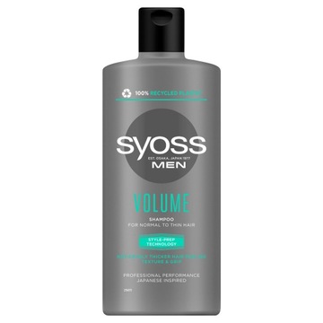 Szampon do włosów cienkich Syoss Men Volume 440 ml