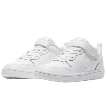 NOWE BUTY NIKE COURT BOROUGH LOW 2 (PSV) BQ5451-100 r.32