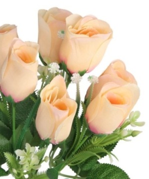 ИСКУССТВЕННЫЕ ЦВЕТЫ КАК ЖИВЫЕ РАСТЕНИЯ РОЗА БУКЕТ РОЗ