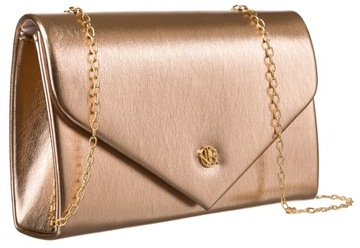 Rovicky damska torebka kopertówka z łańcuszkiem wizytowa stylowa piękna