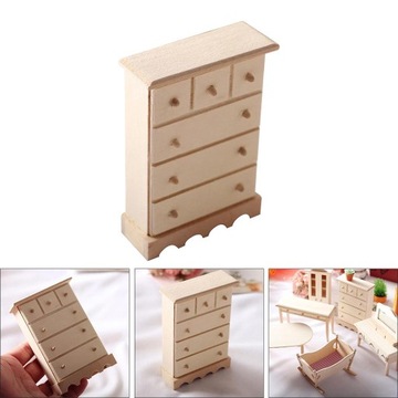 1/12 Кукольный домик ручной работы, солидные аксессуары