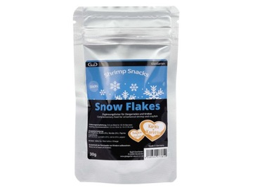 GlasGarten Shrimp Snacks Snow Flakes Dynia + marchew 30g
