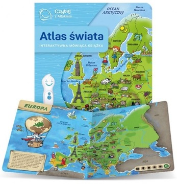 ИНТЕРАКТИВНАЯ КНИГА АЛЬБИК АТЛАС КАРТЫ МИРА