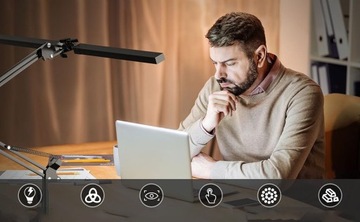 НАСТОЛЬНАЯ ЛАМПА ДЛЯ РИСУНКА ДЛЯ СВЕТОДИОДНОЙ ДВОЙНОЙ НОЧНОЙ ЛАМПЫ ОФИСНОГО ОСВЕЩЕНИЯ