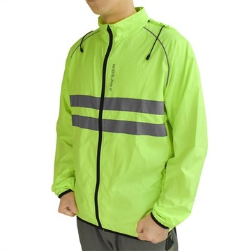 Велосипедная куртка с длинным рукавом ветрозащитная M