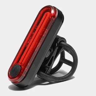 Lampka rowerowa tył USB LED COB IPX8 - 100 lumenów