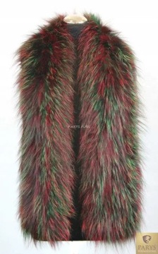 Шарф - лиса (зелено-красный)