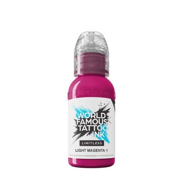 WORLD FAMOUS INK | LIGHT MAGENTA 1 | 30ml | Limitless | Farba do tatuowania
