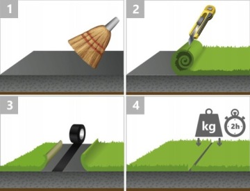 ИСКУССТВЕННАЯ ТРАВА ДЛЯ БАЛКОНА/ТЕРРАСЫ ПО ИНДИВИДУАЛЬНОСТИ 133 СМ
