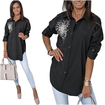 ŚLICZNIE ZDOBIONA KOSZULA OVERSIZE ELIT! WZ.2 XL