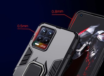 ЧЕХОЛ ARMOR RING ДЛЯ REALME 8/8 PRO + СТЕКЛО