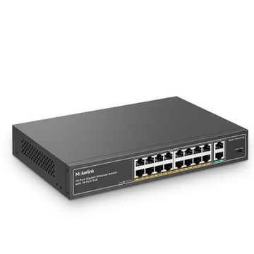 MokerLink 16-portowy gigabitowy przełącznik PoE, MODEL POE-G162G