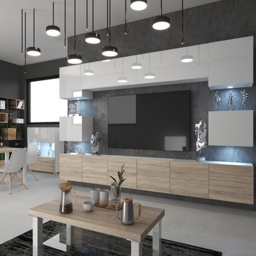 Белая стенка Гостиная Мебель для гостиной