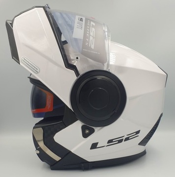 LS2 FF902 SCOPE BIAŁY SZCZĘKOWY KASK MOTO r.XXL