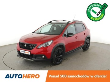 Peugeot 2008 I SUV Facelifting 1.2 PureTech 110KM 2016 Peugeot 2008 lift klima auto navi panorama
