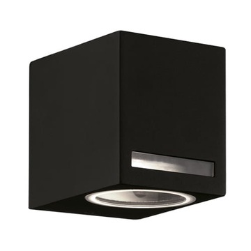 Kinkiet zewnętrzny ogrodowy czarny IP44 35W FOREST GU10 D Ideus 03013