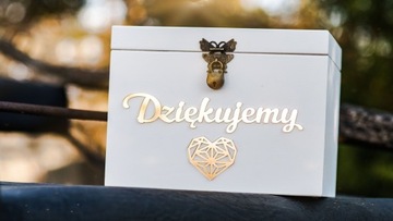 Коробка-конверт с зеркалом - Спасибо.