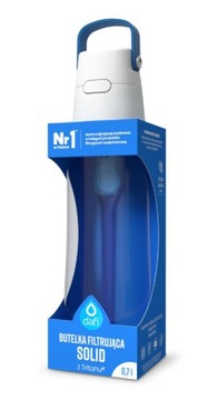 Бутылка с фильтром для синей воды Dafi SOLID 0,7 л.