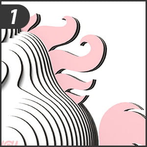 РОЗОВЫЙ ЕДИНОРОГ Fun Puzzle 3D ECO пазл