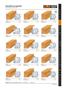 НОЖИ ПРОФИЛЬНЫЕ CMT 40 мм HSS ДЛЯ ДЕРЕВА