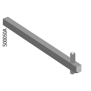 OXP6X150 Wałek 6X6 długość 15CM (OT 16-160A)