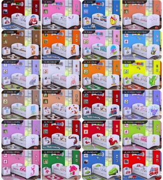КРОВАТЬ 140/70 С ЯЩИКОМ БЕЛАЯ - HAPPYBABIES_PL