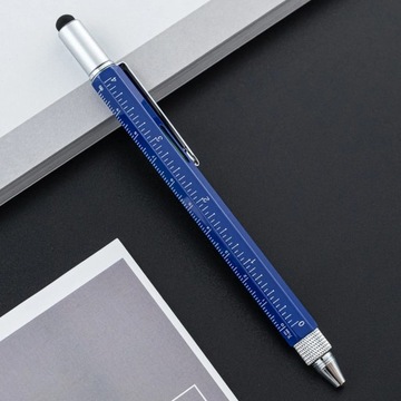 SIX IN ONE Multifunction Functions Screwdriver Luxury Metal Ballpoint