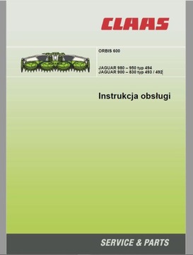 Instrukcja obsługi CLAAS Heder ORBIS 600