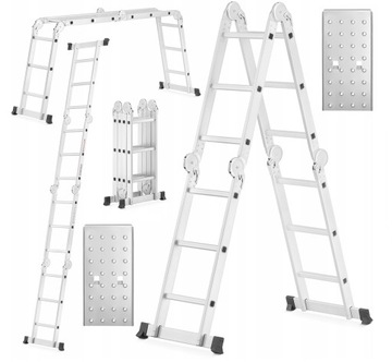 DRABINA PRZEGUBOWA 4x3 WIELOZADANIOWA 7w1 + PREZENT