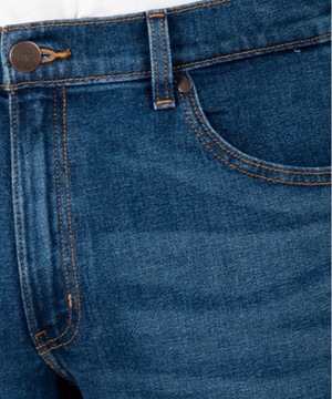 WRANGLER Spodnie JEANS GREENSBORO 803 W31 L32 granatowy