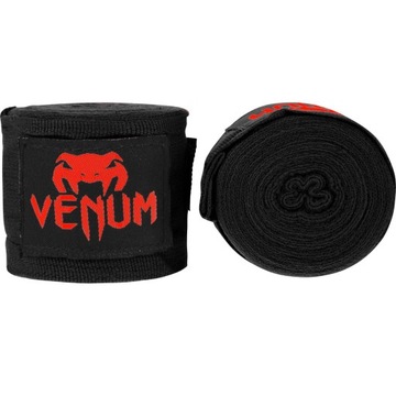 BANDAŻE BOKSERSKIE OWIJKI VENUM 4M BLACK-RED