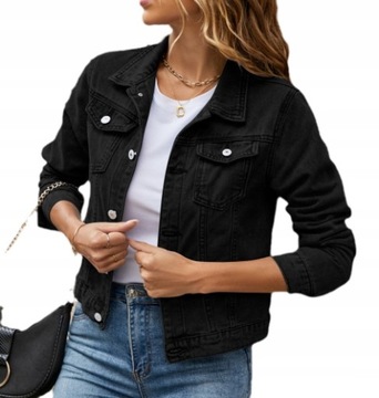Весенне-осенняя модная женская джинсовая куртка