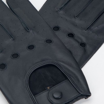 WITTCHEN Męskie rękawiczki skórzane samochodowe
