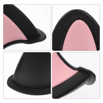 3 pary kasków motocyklowych Kitten Ear Helmet