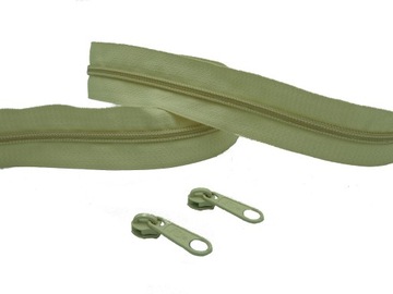 TAŚMA SUWAKOWA ZAMEK SPIRALA 5mm 1m + 2 SUWAKI