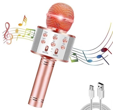 Mikrofon do karaoke Bluetooth, Chenan 4-w-1 Bezprz