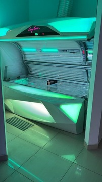 Ergine Prestige 1400 + 40x Rubin Collagen светодиод Solarium