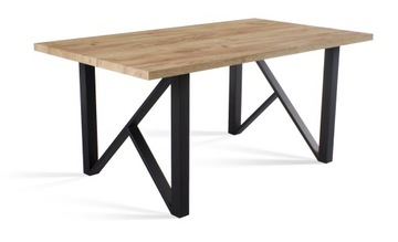 Stół rozkładany 120/210 x90cm LOFT metalowe nogi