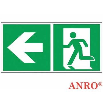 Tabliczka samoprzylepna ZNAK kierunek wyjścia