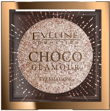 Eveline Choco Glamour Błyszczący Cień Topper Drobinki Brokat na Mokro Sucho