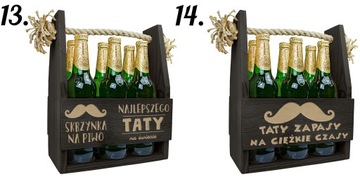 ТЕМНАЯ КОРОБКА, ПИВОВАРОК, ПОДАРОК ​​ПАПЕ, ДЕНЬ ОТЦА, ГРАВИРОВКА