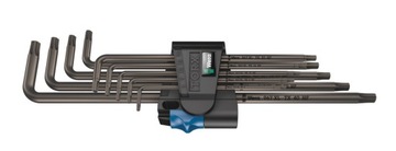 ZESTAW KLUCZY TRZPIENIOWYCH TORX, DŁUGICH, 9 CZ. 05024450001 WERA