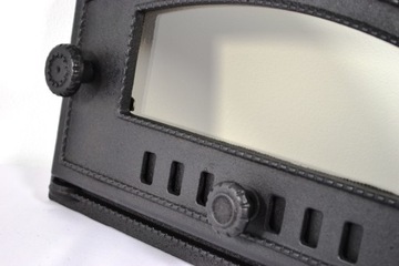 Чугунная дверца для печи для пиццы 500C.