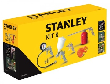 ZESTAW AKCESORII PNEUMATYCZNYCH 8 SZT STANLEY