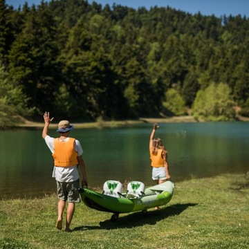 АКВА МАРИНА надувной КАЯК, пневматический БЕТТА, 2-местный + ВЕСЛА