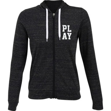 ONLY PLAY MELANŻOWA BLUZA ONPHALLE HOOD ZIP SW (L)