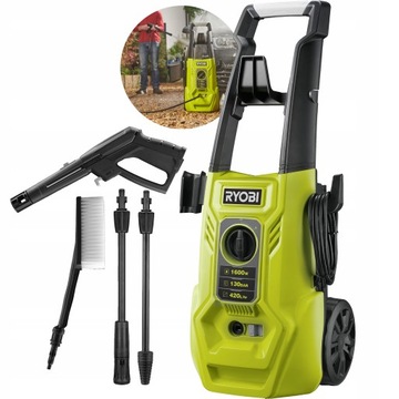 МАШИНА ДАВЛЕНИЯ RYOBI 130 бар, 1600 Вт RY130PWA