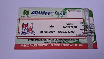 PODBESKIDZIE BIELSKO-BIAŁA - GKS JASTRZĘBIE ZDRÓJ 25-08-2007